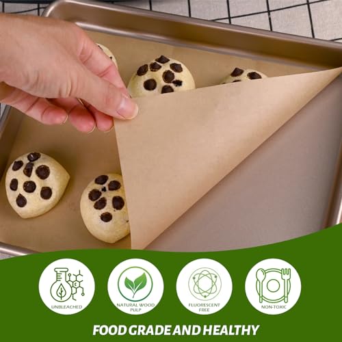 WMKGG 100 PCS Precut Parchment Paper Sheets, 6.2" x 9" Non-Stick Baking