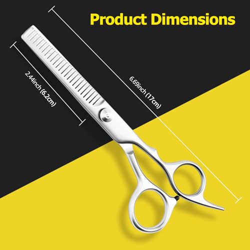 Kootinn 6-Inch Professional Hair Thinning Scissors Stainless Steel Barber Shears