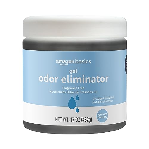 Amazon Basics Activated Charcoal Gel Odor Eliminator - 17 Oz