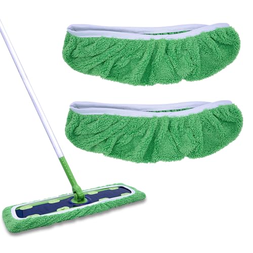 2 Pack XL Microfiber Mop Pads for Swiffer XL Mop – Reusable Wet & Dry Cleaning