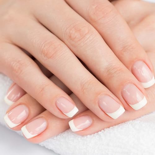 Oruola 1620pcs French Tip Nail Stickers & Stencils, 40 Sheets Self-Adhesive Manicure Guides