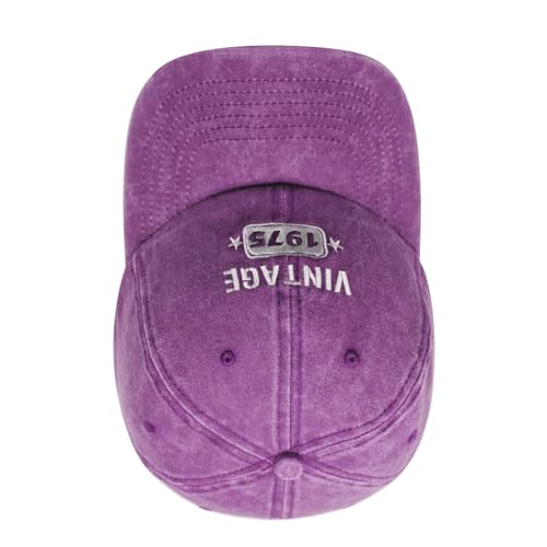 50th Birthday Gifts for Him Her, Happy 50th Birthday Decorations, Embroidered Baseball Cap Adjustable