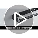 Aheucndg Wall Mount Paper Towel Holder - Silver, Self-Adhesive or Drill