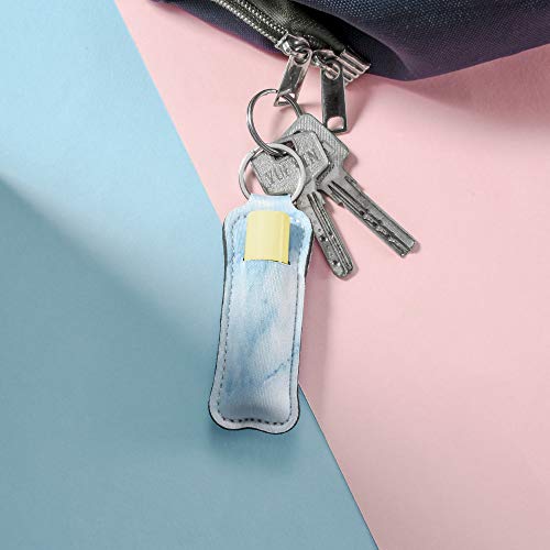 Neoprene Lipstick Holder Keychain 5-Pack Lip Balm Pouch Travel Accessories