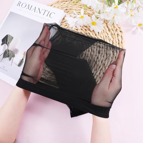 Extra Long Loc Sleeve for Dreadlocks - 28-32" Adjustable Hair Weave Cap Black
