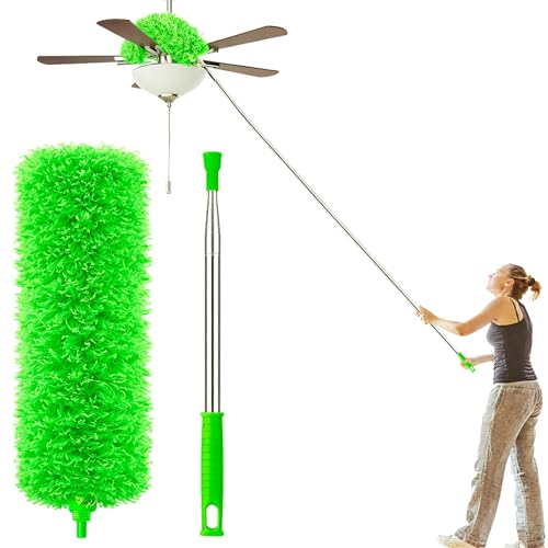 Azun Extendable Microfiber Duster for Ceiling Fans - 30-100 in