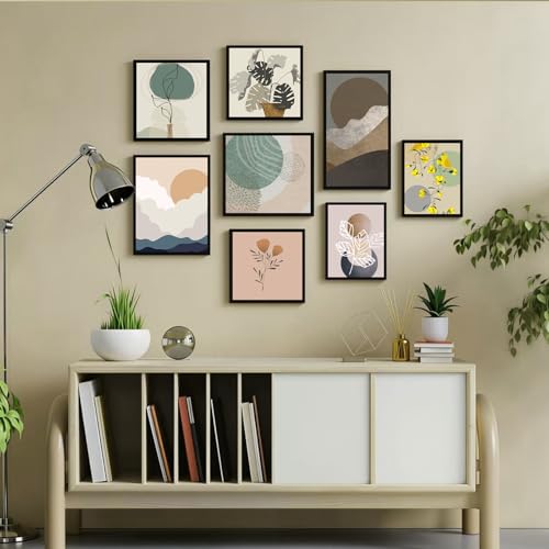 8x12 Black Picture Frame Set of 2 with HD Plexiglass