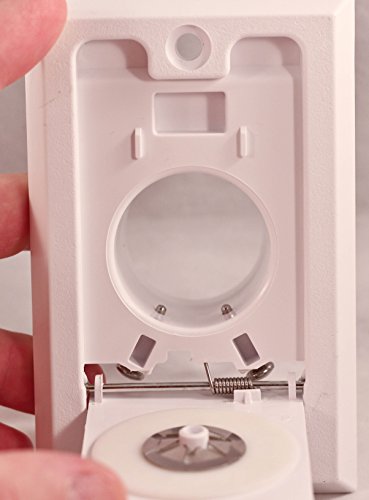 Hayden Central Vacuum Wall Inlet - White Square Low Voltage Valve