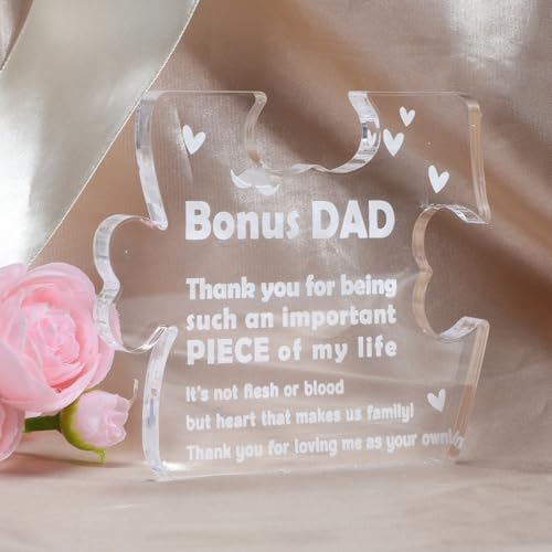 Dad Acrylic Puzzle Plaque - Perfect Gift from Daughter or Son