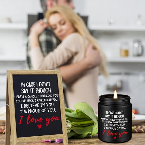 Premium Lavender Scented Candle - Romantic Gift for Him/Her