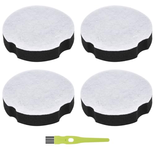 4 Pack Replacement Filters for Bissell PowerForce Vacuum 1604896