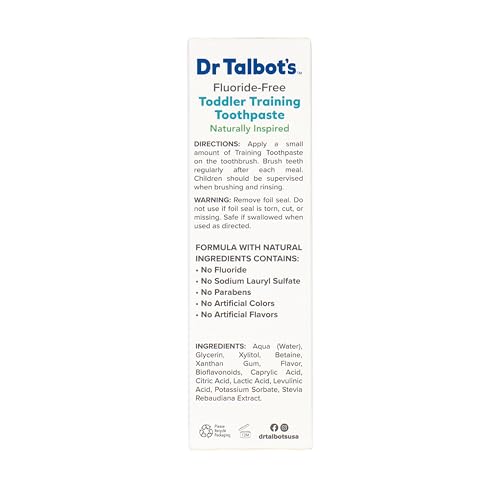 Dr. Talbot's Toddler Training Toothpaste - Fluoride-Free Tutti Frutti