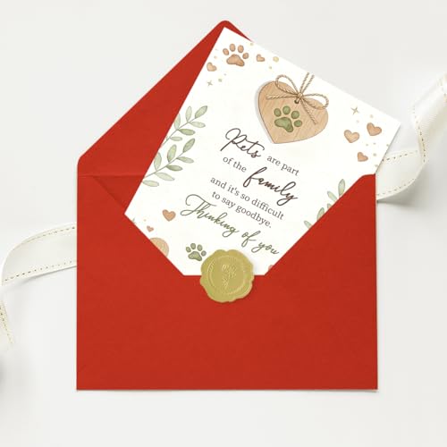 Pet Sympathy Card for Loss of Dog or Cat - Haskerty BK-051