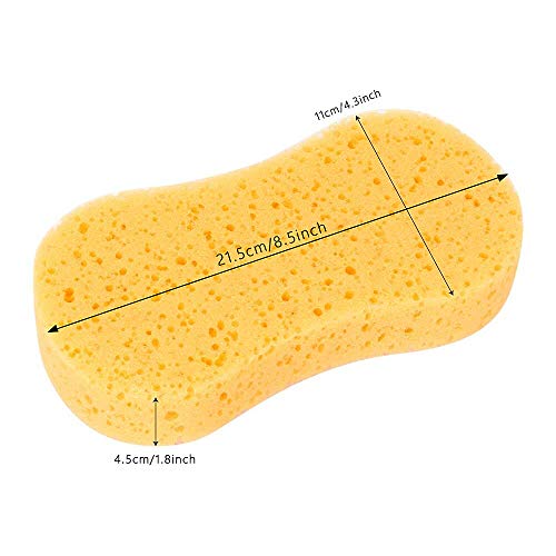 3-Pack Soft Car Wash Sponges for Cleaning Cars and Household Items