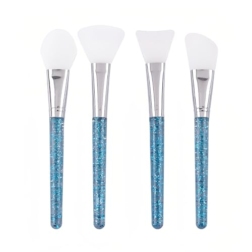 Silicone Face Mask Brush Set - 4 PCS Facial Applicator Tools