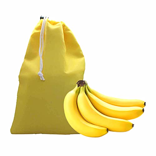 Banana Drawstring Preserve Bag - Reusable & Washable - One Size - Keep Bananas Fresh Longer