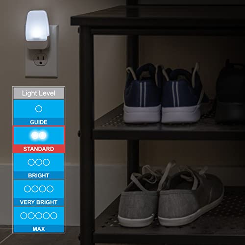 GE LED Plug-In Night Light, Dusk-to-Dawn Sensor, 5000K Daylight, 2-Pack