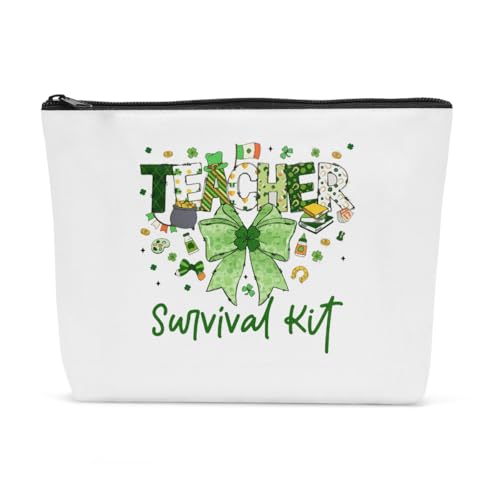 Teacher Makeup Bag - Appreciation Gift Cosmetic Travel Pouch Organizer