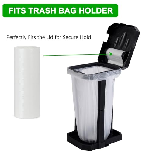 Heavy Duty 15 Gallon Trash Bags 40 Count Leak-Proof Garbage Liners