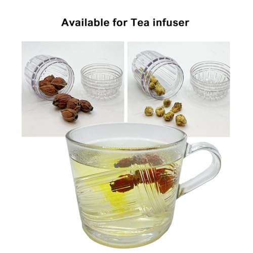 2PCS Fruit Infuser Insert,Flower Tea Infuser for Wide Mouth Water Bottles,Compatible with Stanley,Hydro Flask,Iron Flask, Takeya, ThermoFlask and Similar