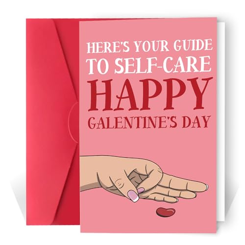 Sarcastic Galentine's Day Card for Best Friend with Envelope