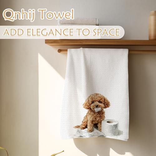 Poodle Hand Towels 16x24 Inch - Cute Dog Gifts for Women