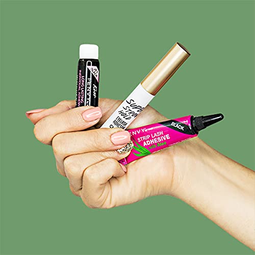 Kiss i•ENVY Strip Eyelash Adhesive Black with Aloe 0.25 oz