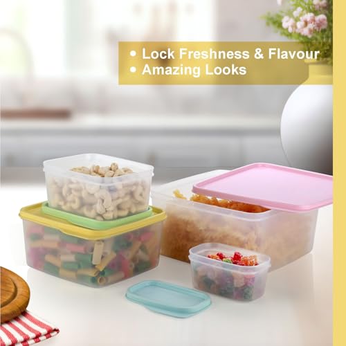 Airtight Food Storage Containers Set of 4 - 5oz to 84oz