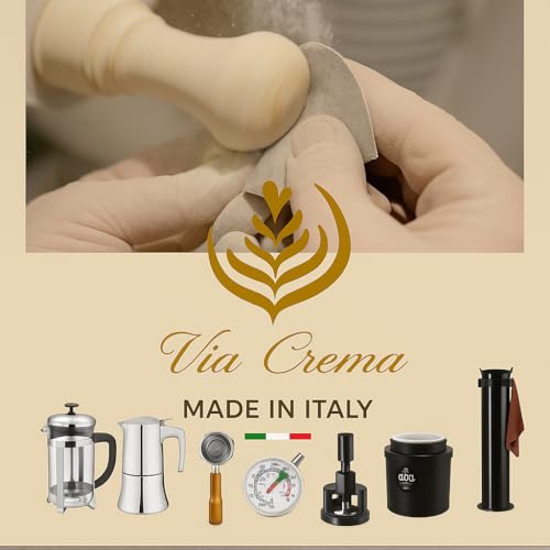 VIA CREMA Double Sided Tamper 48-57mm for Espresso Coffee