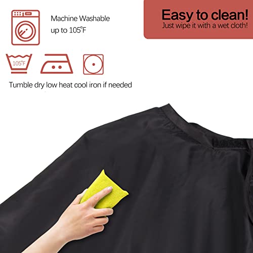 YELEGAI Waterproof Nylon Short Barber Cape for Hair Cutting & Styling