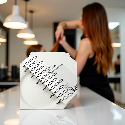 Cauaoa 12 Pcs Mini Black Bobby Pins Vintage Hair Clips for Bangs