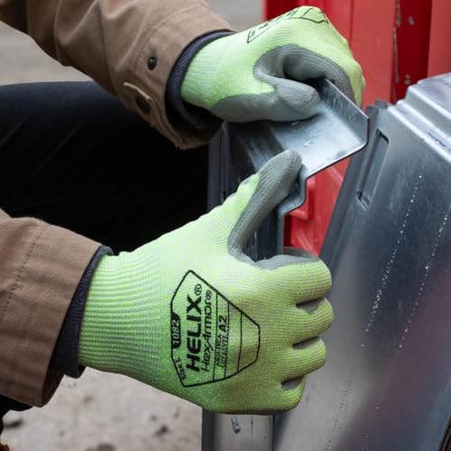 HexArmor Helix 1082 Cut-Resistant Hi-Vis Safety Gloves