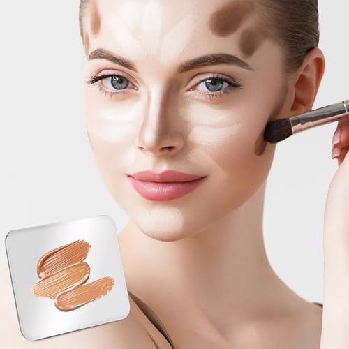 Abeillo Stainless Steel Makeup Mixing Palette and Foundation Spatula