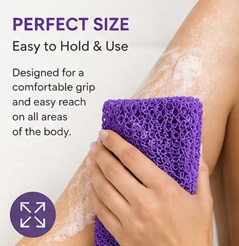 Soft Quick-Drying Bath Towels - Yellow & Purple Set for Daily Use