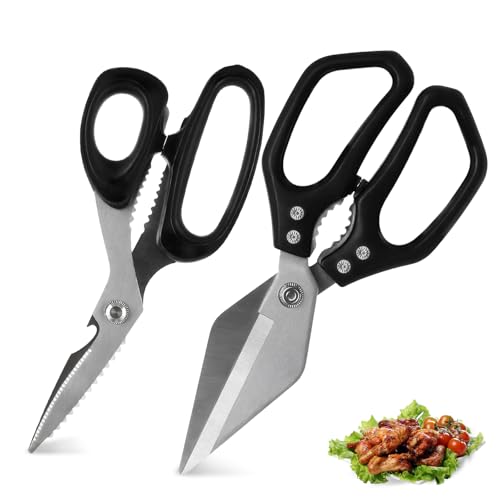 Heavy Duty Kitchen Shears Set - Stainless Steel Kitchen Scissors