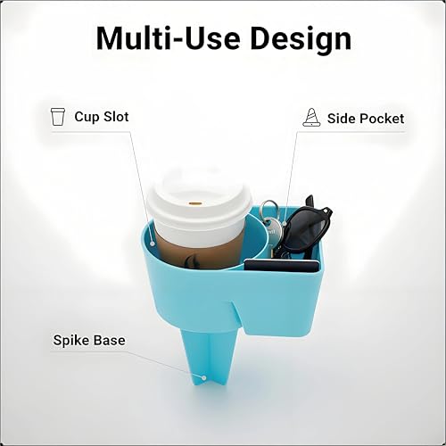 Large Beach Cup Holder for 40 oz Tumblers | 2 Pack