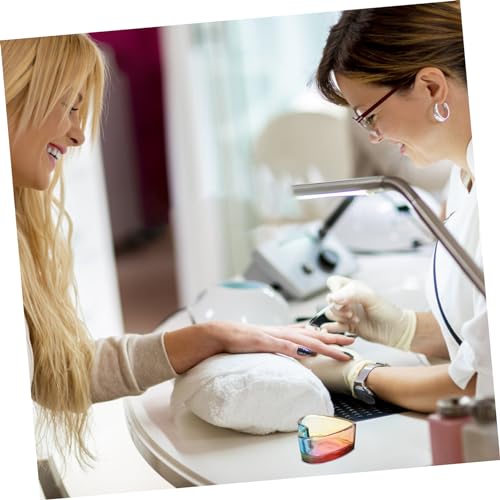 Heart-Shaped Glass Nail Dappen Cup for Manicure & Jewelry Storage