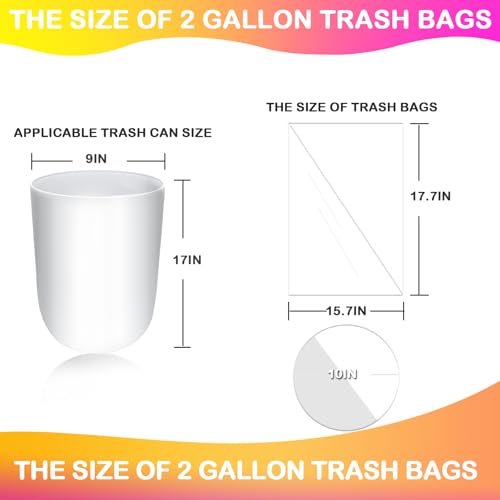 Homifest 2.6 Gallon Drawstring Trash Bags - 40 Count Tear-Resistant Liners