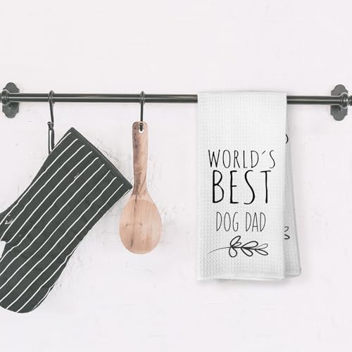 Dog Dad Kitchen Towels - 16x24 Inch Multipurpose Gift