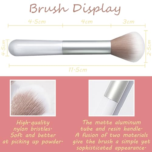 Kootinn 3-Color Matte Pink Blush Palette with Brush Long Lasting
