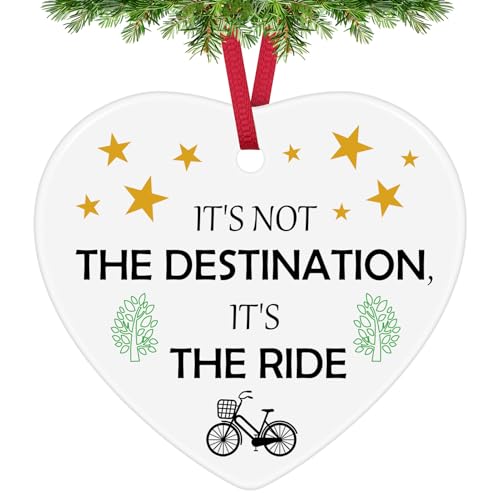 Ceramic Bicycle Ornament - Perfect Gift for Cyclists & Bikers