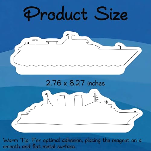 Cruise Ship Door Magnets Set - 2 Pcs Magnetic Decorations