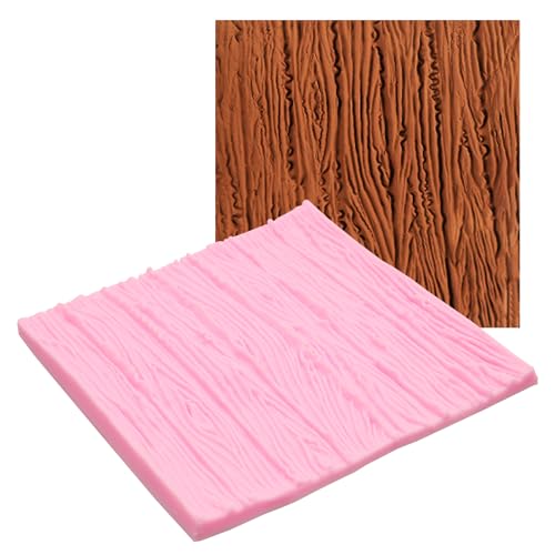 Wood Grain Tree Bark Silicone Mold for Cake Decorating