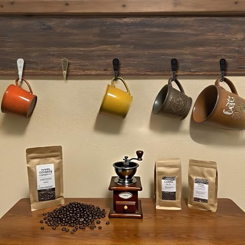 Bronze 20 Pcs Wall Mount Key Hooks - Zinc Alloy Utility Hangers