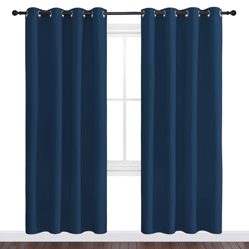NICETOWN Moroccan Blackout Curtains - 55" x 78" Thermal Insulated Panels
