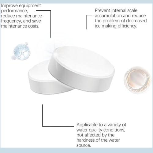 MYSQIHO Ice Machine Cleaner Tablets - 24 Count Descaler
