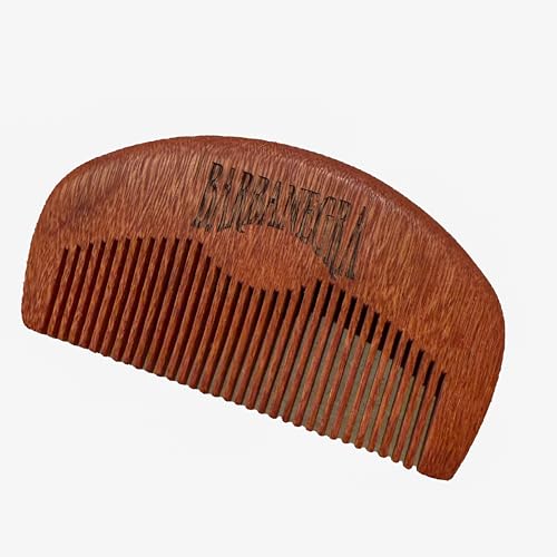 Barbanegra Wooden Beard and Mustache Comb Anti-Static Pocket Size