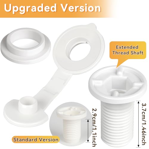 1.5" Shaft Length Drain Plug Assembly Replacement for Coleman Cooler, Drain Plug for Coleman Xtreme Coolers 50 qt, 58 qt, 82 qt, Also Fits Most Cooler Parts Including Rubbermaid