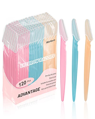 MoHern Dermaplane Razor & Face Razors for Women, 12 Pcs Multi-Color