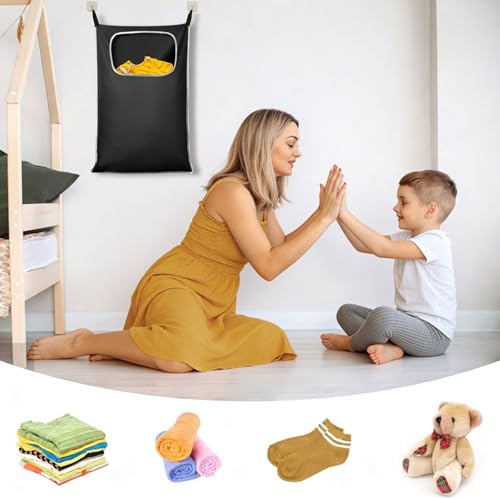 Over the Door Laundry Hamper - Space-Saving Storage Basket